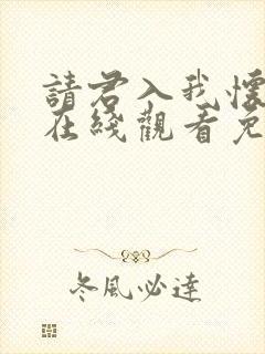 请君入我怀短剧在线观看免费完整版高清