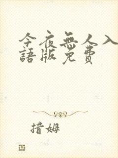 今夜无人入睡国语版免费