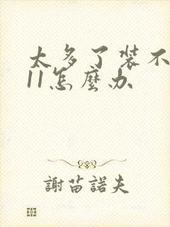 太多了装不下h11怎么办