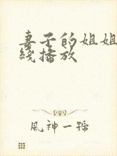 妻子的姐姐3在线播放