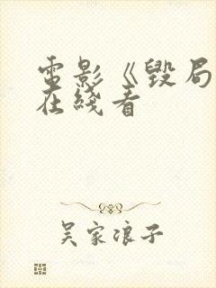 电影《毁局者》在线看