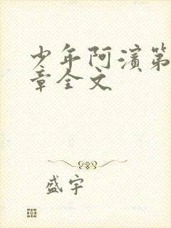 少年阿滨第13章全文