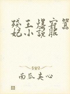 残王爆宠嚣张医妃小说版封面