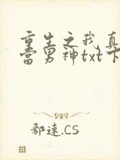 重生之我真没想当男神txt下载