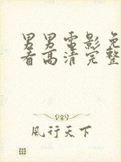 男男电影免费观看高清完整版在线观看封面