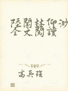 陆闻林仰渺小说全文阅读封面