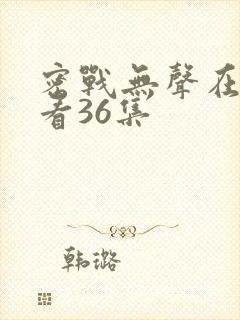 密战无声在线观看36集