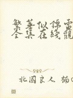 繁华似锦电视剧全集在线观看免费