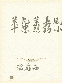 叶凡叶长风一门十忠烈的小说名字