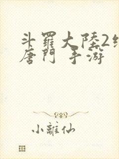 斗罗大陆2绝世唐门 手游