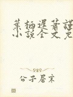 叶栖迟萧谨行的小说全文免费阅读