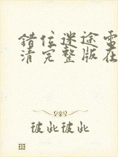 错位迷途电影高清完整版在线观看封面