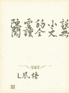 陈雪的小说免费阅读全文无弹窗封面