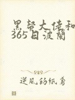 黑帮大佬和我的365日波兰封面