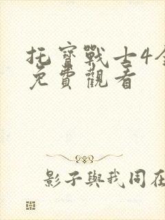 托宝战士4全集免费观看封面