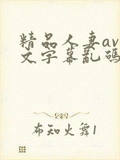 精品人妻av中文字幕乱码男同