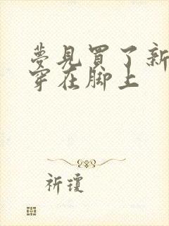 梦见买了新鞋子穿在脚上