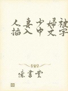 人妻少妇被猛烈插入中文字幕