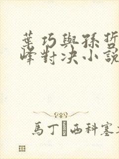 叶巧与孙哲的巅峰对决小说免费阅读封面