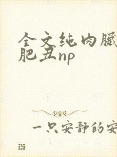 全文纯肉脏欲老肥丑np