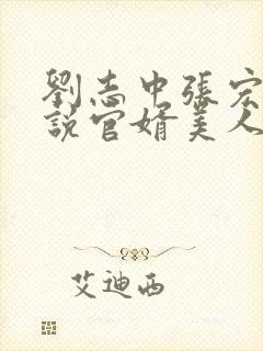 刘志中张宏阳小说官婿美人香封面