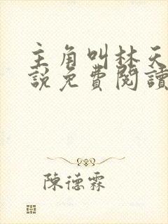 主角叫林天的小说免费阅读