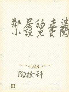 邻居的老婆王曼小说免费阅读