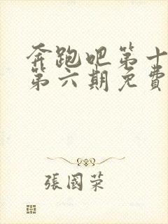 奔跑吧第十三季第六期免费观看完整版