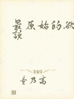 最原始的欲望小说