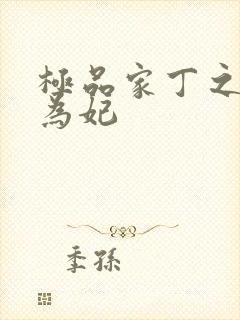 极品家丁之册母为妃封面