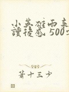 小英雄雨来 的读后感 500字