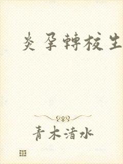 炎孕转校生封面