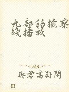 九部的检察官在线播放