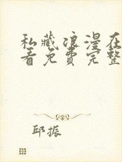 私藏浪漫在线观看免费完整版电视剧封面