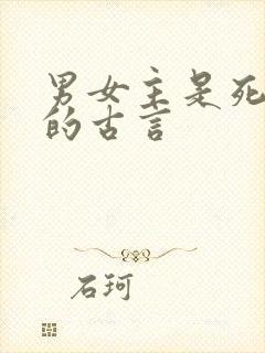 男女主是死对头的古言封面