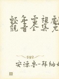 轻年电视剧在线观看全集免费高清版