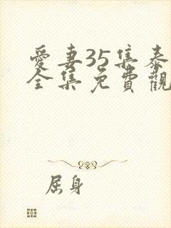 爱妻35集泰剧全集免费观看国语版