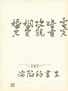 婚姻攻略电视剧免费观看完整版高清