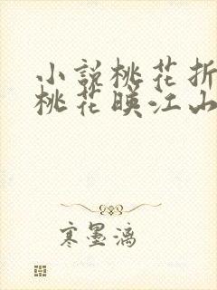 小说桃花折江山桃花映江山全文封面