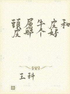 头层牛皮和植鞣皮哪个好封面