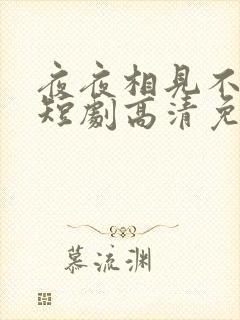 夜夜相见不识君短剧高清免费播放