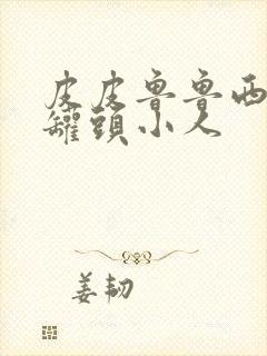 皮皮鲁鲁西西之罐头小人封面