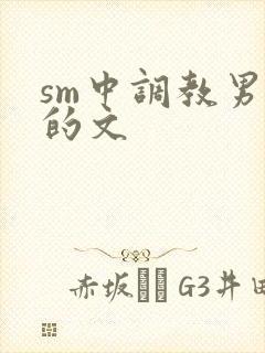 sm中调教男m的文