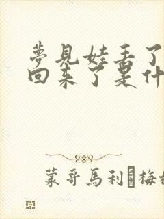 梦见娃丢了又找回来了是什么预兆封面