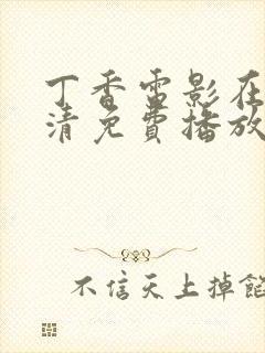 丁香电影在线高清免费播放电视剧