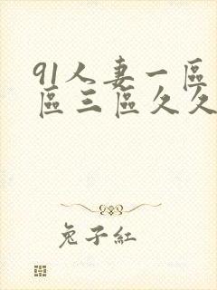 91人妻一区二区三区久久