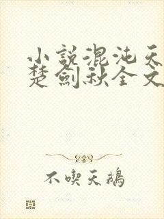 小说混沌天帝诀楚剑秋全文免费阅读封面