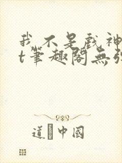 我不是戏神txt笔趣阁无弹窗