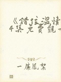 《错位温情》74集免费观看