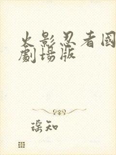 火影忍者国语版剧场版